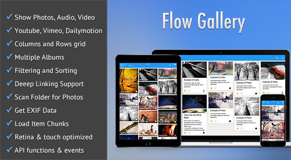 Download Flow Gallery – HTML5 Multimedia Gallery Nulled 