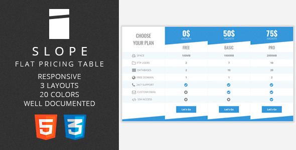 Download Slope – Flat Pricing Table Nulled 
