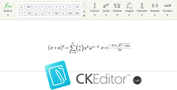 Download CKEditor4 Formula Editor Nulled 