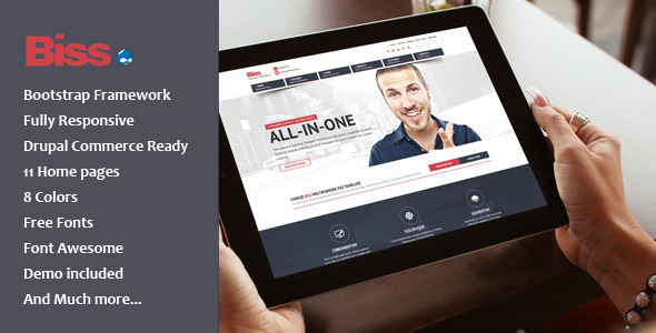 Download Biss – Multipurpose Commerce Drupal 7.6 theme Nulled 