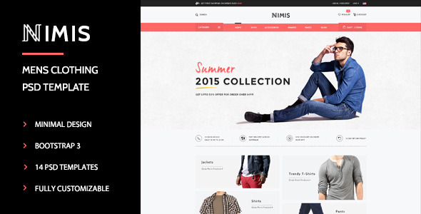 Download Nimis – eCommerce, Online Shop PSD Template Nulled 