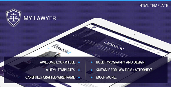 Download MyLawyer – Lawyer Attorney HTML Template Nulled 
