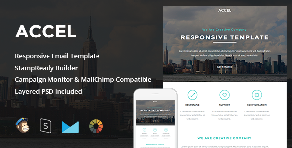 Download Accel – Responsive Email + StampReady Builder Nulled 