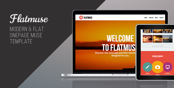 Download Flatmuse – One Page Muse Template Nulled 