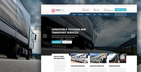 Download CargoPress – Logistic, Warehouse & Transport WP Nulled 
