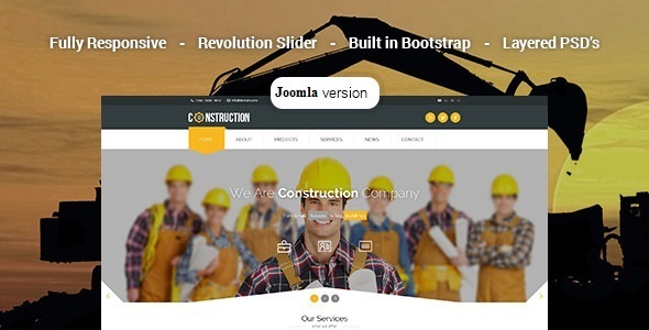 Download Construction – Industrial Joomla Template Nulled 