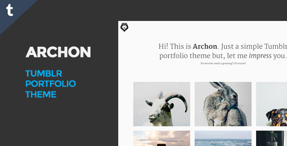 Download Archon Tumblr Portfolio Theme Nulled 