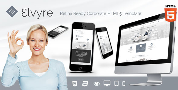 Download Elvyre Retina Ready HTML5 Template Nulled 