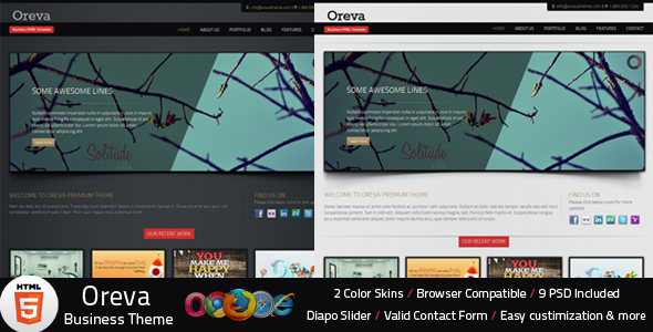 Download Oreva Business HTML5 Template Nulled 
