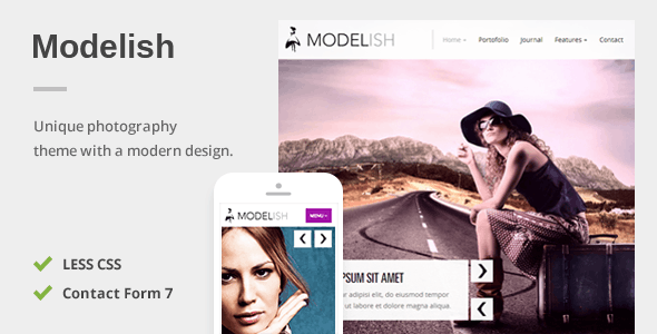 Download Modelish – A Unique Photography WordPress Theme Nulled 