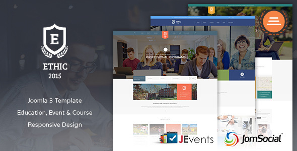 Download Education, Event and Course – ETHIC Template Nulled 