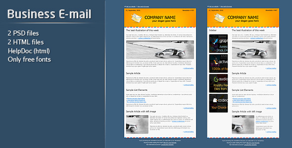 Download Business E-mail Template Nulled 