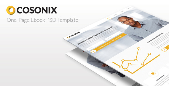 Download Cosonix One-Page E-Book PSD Template Nulled 