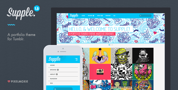 Download Supple – A Portfolio Theme for Tumblr Nulled 
