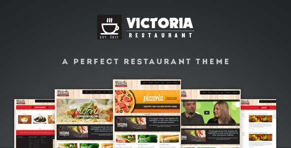 Download Victoria Premium Restaurant WordPress Theme Nulled 