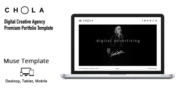 Download CHOLA – Digital Creative Agency Muse Template Nulled 