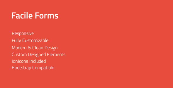 Download Facile Forms — Responsive & Multipurpose CSS Forms Nulled 
