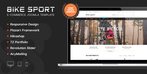 Download Bike Sport – Hikashop Joomla Template Nulled 