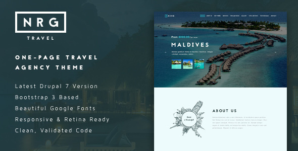 Download NRGtravel – One-Page Travel & Tour Agency Theme Nulled 