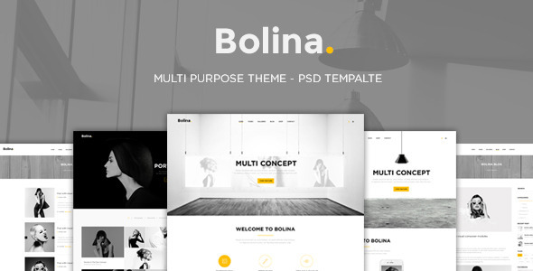 Download Bolina – Multi-purpose PSD Template Nulled 