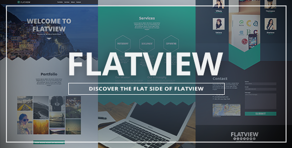 Download Flatview – One Page Muse Template Nulled 