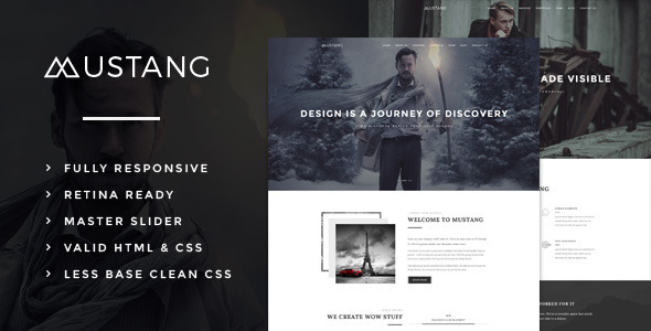 Download Mustang – Bold & Minimal HTML5 Template Nulled 