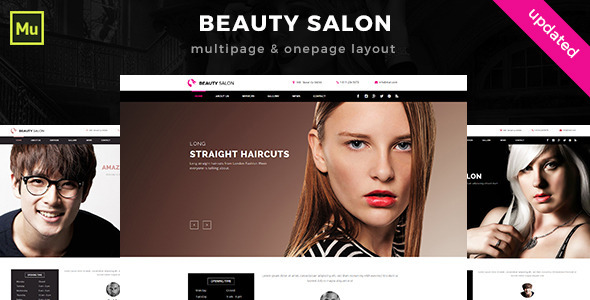 Download Beauty Salon Muse Template  Nulled 