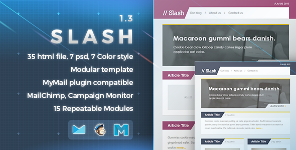 Download Slash – Responsive E-mail Template Nulled 