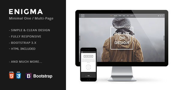 Download Enigma | Creative Responsive Minimal Drupal 7.6 Themes Nulled 