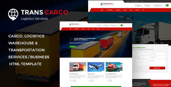 Download TransCargo – Transport & Logistics HTML Template Nulled 