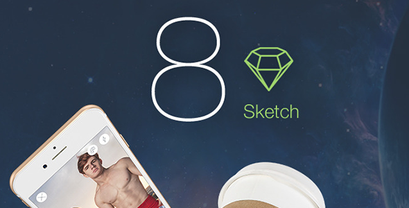 Download 8 Color – Sketch Mobile UI Kit Nulled 