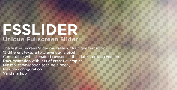 Download FSSlider – A Fullscreen Slider for your Background Nulled 