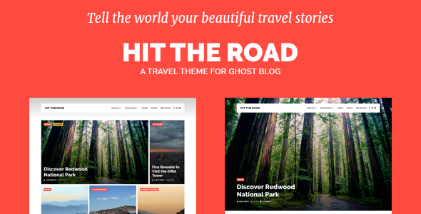 Download Hit the Road – Travel Theme for Ghost Blog Nulled 
