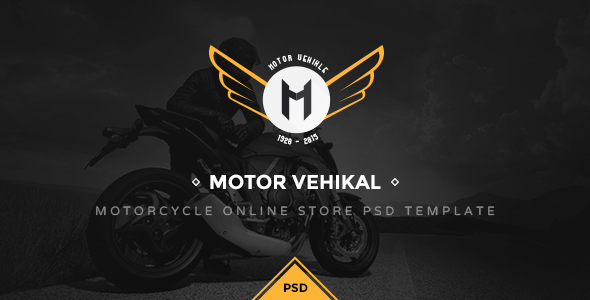 Download Motor Vehikal – Motorcycle Online Store PSD Nulled 