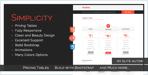 Download Simplicity – Simple & Original Pricing Tables Nulled 