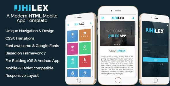 Download Mobile & App HTML Template – Jhilex Nulled 