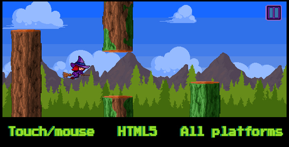 Download Flappy Witch – HTML5 Game (Capx) Nulled 