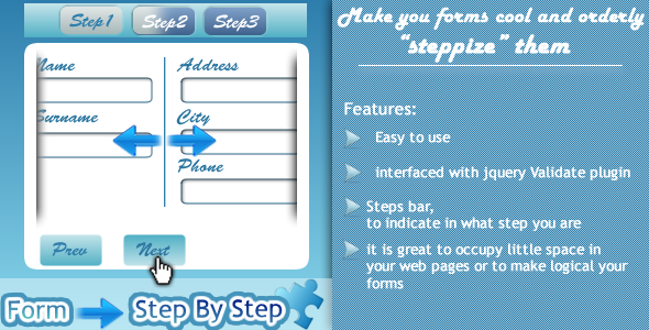 Download “Steppize” Form Step By Step Nulled 