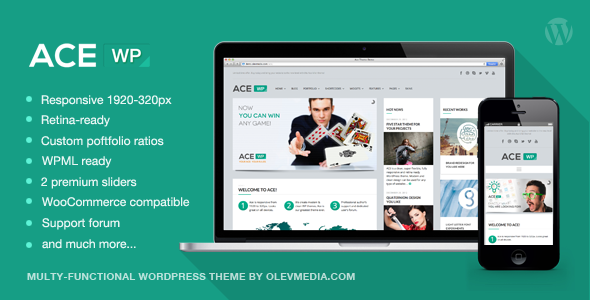 Download Ace — Responsive All Purpose WordPress Theme Nulled 