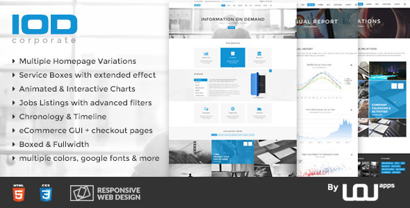 Download IOD – Corporate HTML Template Nulled 