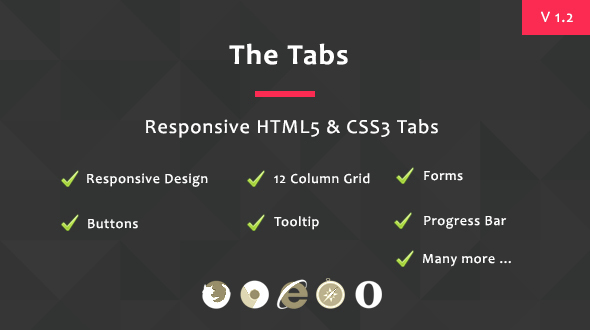 Download The Tabs – Responsive HTML5 & CSS3 Tabs Nulled 