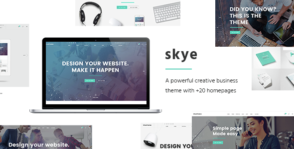 Download Skye – Contemporary Theme for Creative Business Nulled 