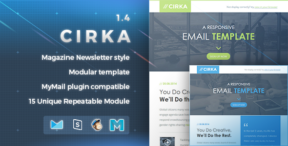Download Cirka | Responsive Email Template Nulled 