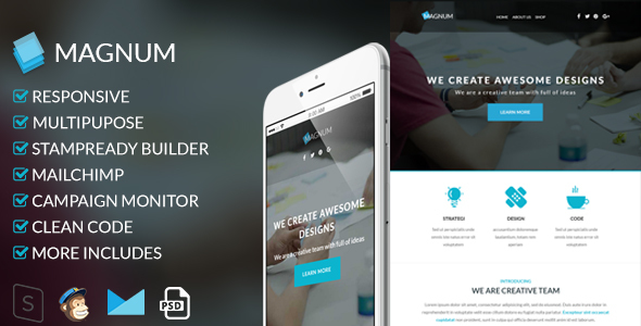 Download Magnum – Responsive Email Template Nulled 