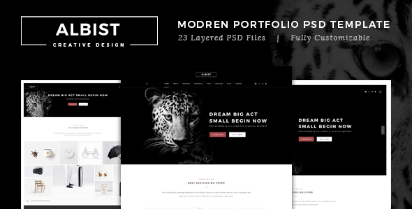 Download ALBIST – Creative PSD Template Nulled 