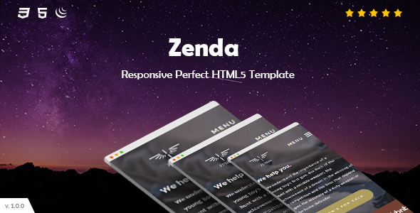 Download Zenda | Onepage Responsive Creative Product HTML Template Nulled 