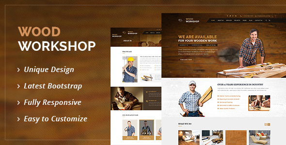 Download Wood Workshop – Carpenter and Craftman HTML Template Nulled 