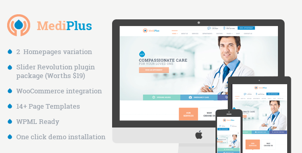 Download MediPlus – Responsive Theme for Medical and Health Nulled 