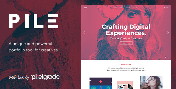 Download PILE – An Uncoventional WordPress Portfolio Theme Nulled 