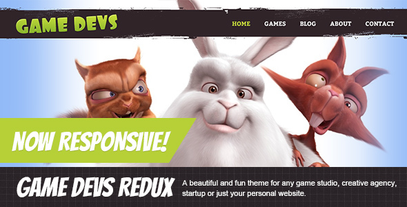 Download Game Devs Redux – Responsive HTML Nulled 